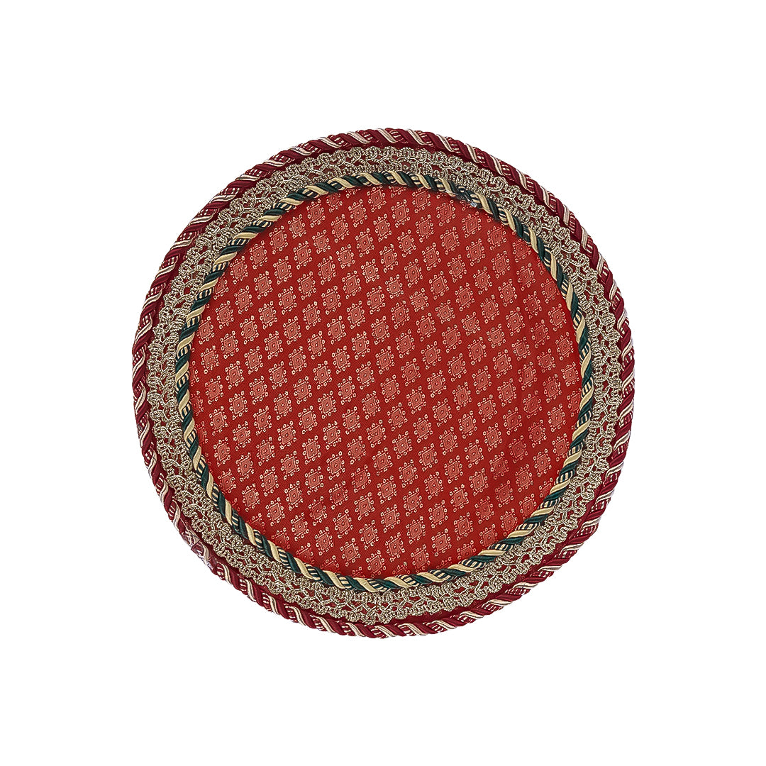 Round Mehndi Decorative Tray