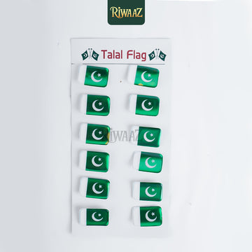 Pack of 12 - 14th August - Pakistan Independence Day Badges
