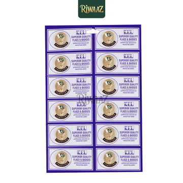 Pack of 12 - Pakistan flag Badges for 14th August Celebration - Riwaaz