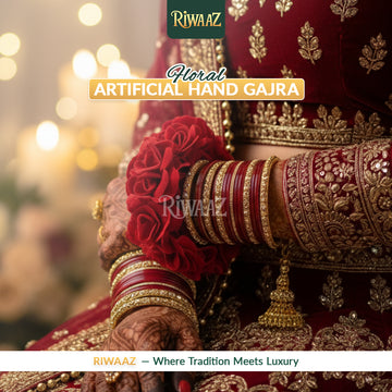 Artificial Hand Flower Gajray for Mehndi & Wedding – Traditional Floral Accessory