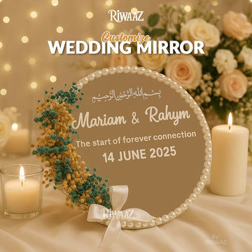 Customized Wedding Mirror