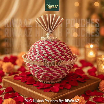 Multi Color 25 Pcs Matki Box Pug Bid Box For Nikkah, Mehndi Dholki Box Wedding Matki Pouches Wedding