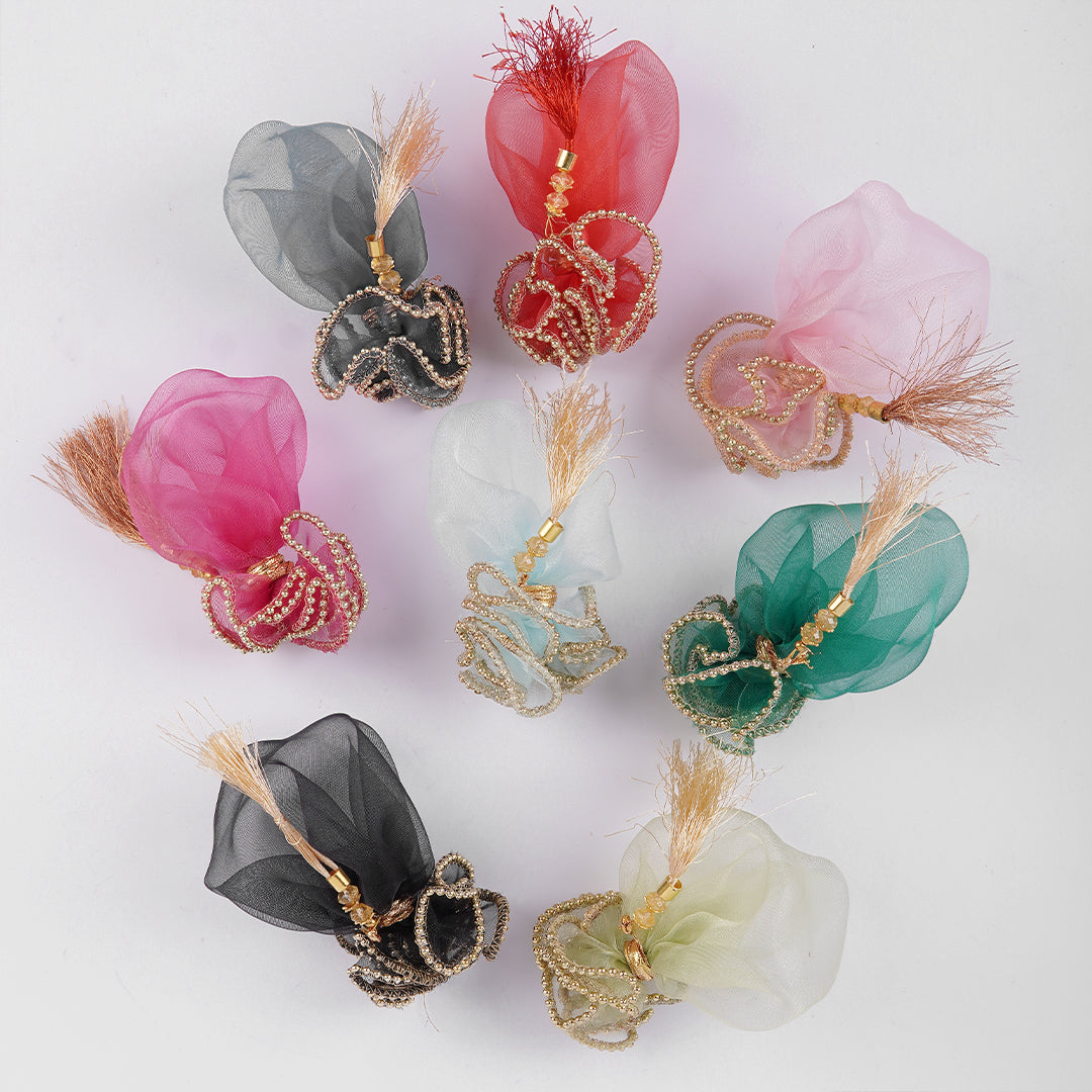 Pack of 50 - Organza Pouches for Nikkah Cermony