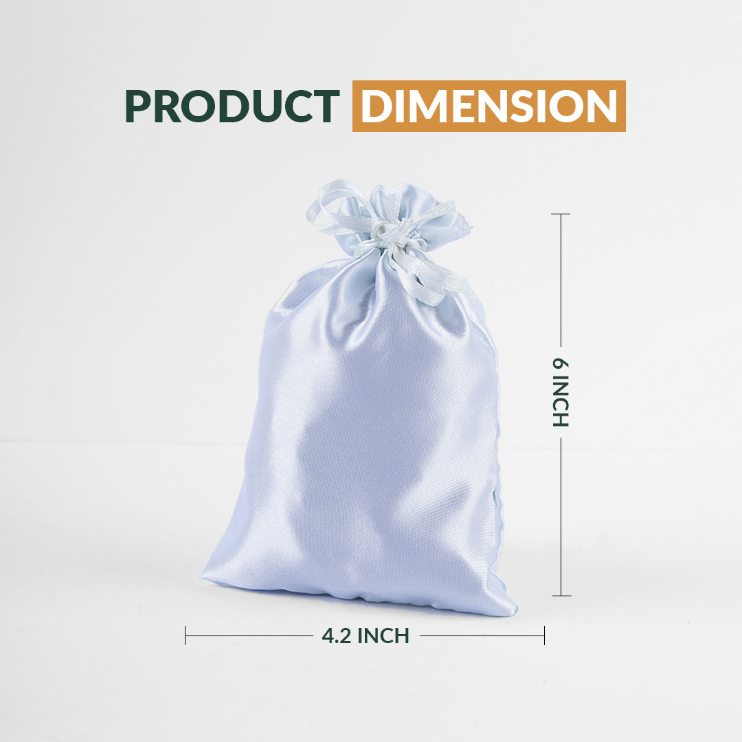 Pack of 10 - Satin Pouches for Wedding - Nikkah Pouches