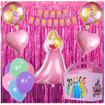 Princes Theme Balloon Kit Birthday Party Decor Balloon Garland Kit, For Birthday, Decor Backdrop, Indoor Decor Minnie Mouse Theme Decoration