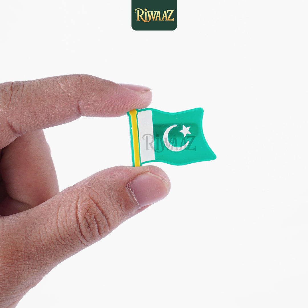Pack of 24 - Pakistan Day Badges for 14th August Celebration