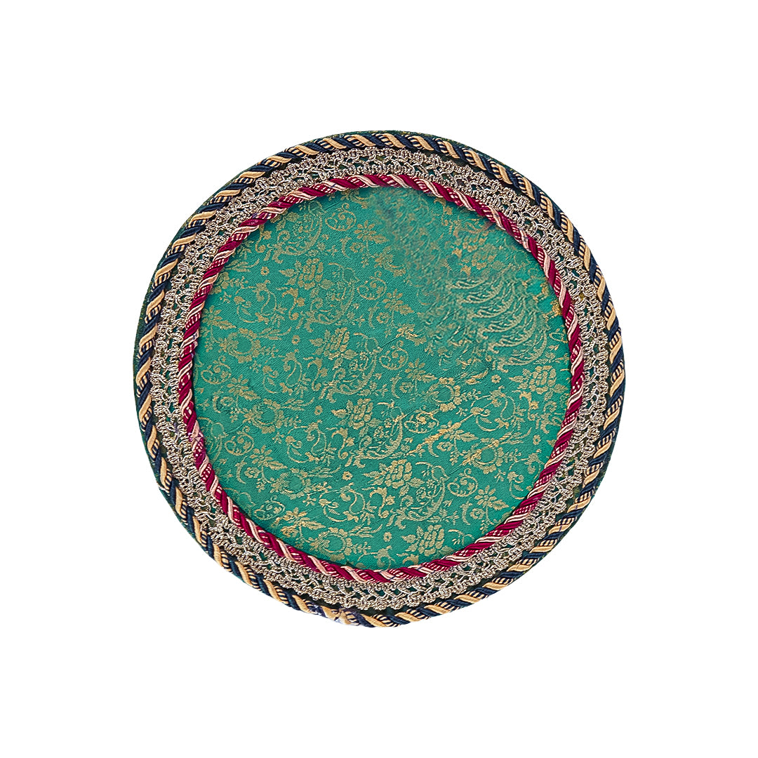 Round Mehndi Decorative Tray