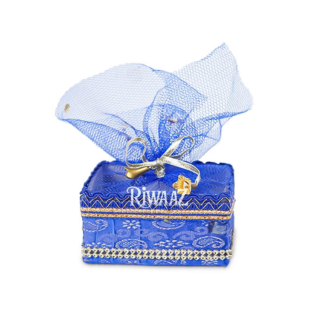 Multi Color Square Shaped Fabric Nikkah Pouches For Nikkah Wedding Pouches, Gift Pouches Celebration, Wedding and Occasions