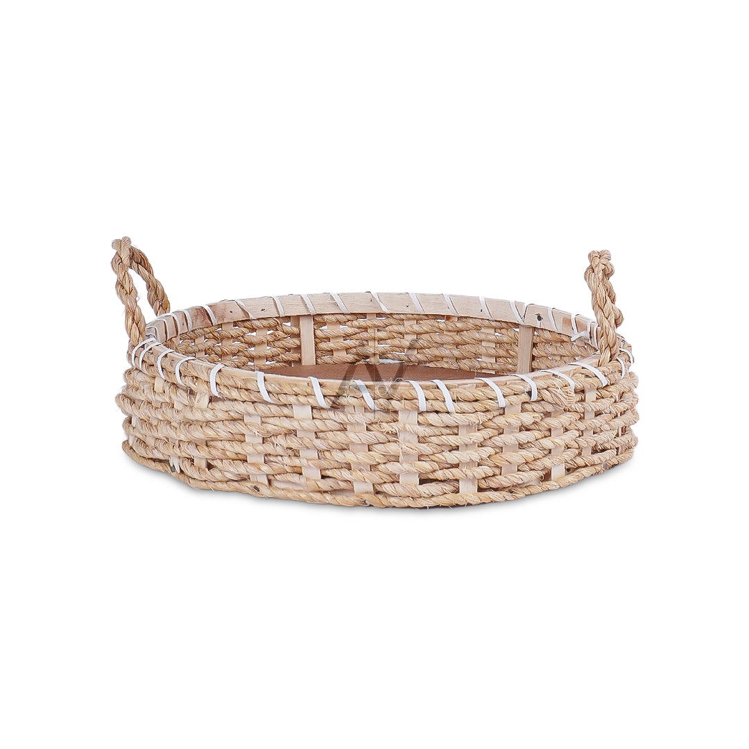 Set of 5 - Round Jute Basket Set