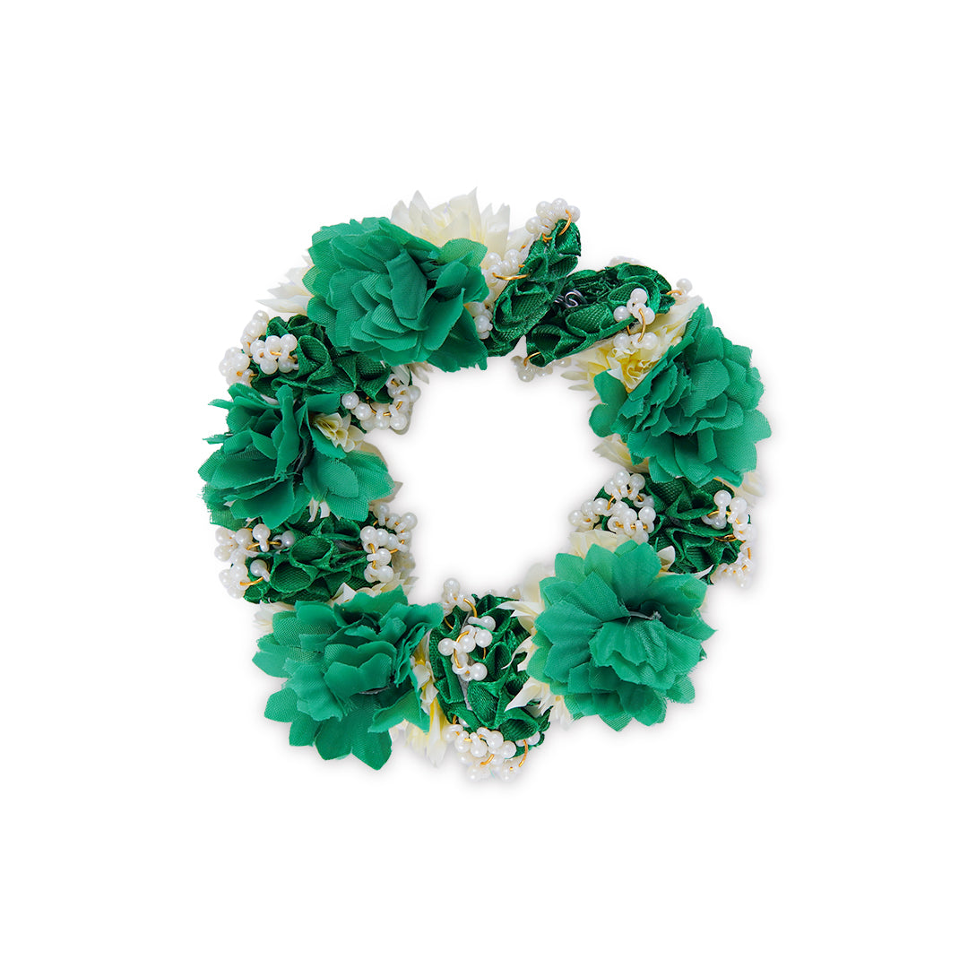 Artificial Floral Hand Bangles for Mehndi, Haldi, Wedding | Flower Jewelry for Traditional Events