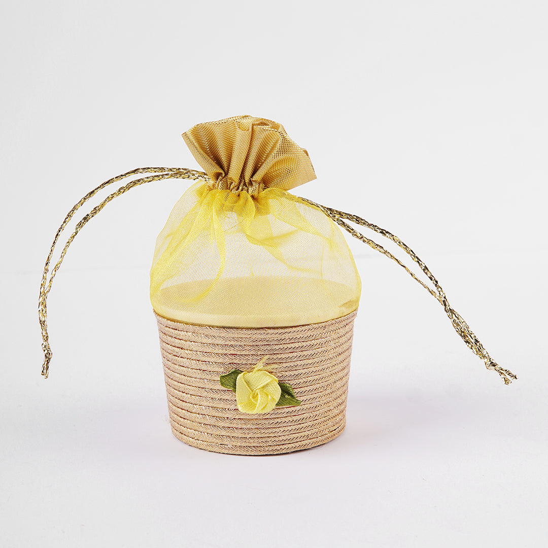 Pack of 10 - Organza Gift Pouches | Sheer Drawstring Bags for Weddings, Parties & Favors