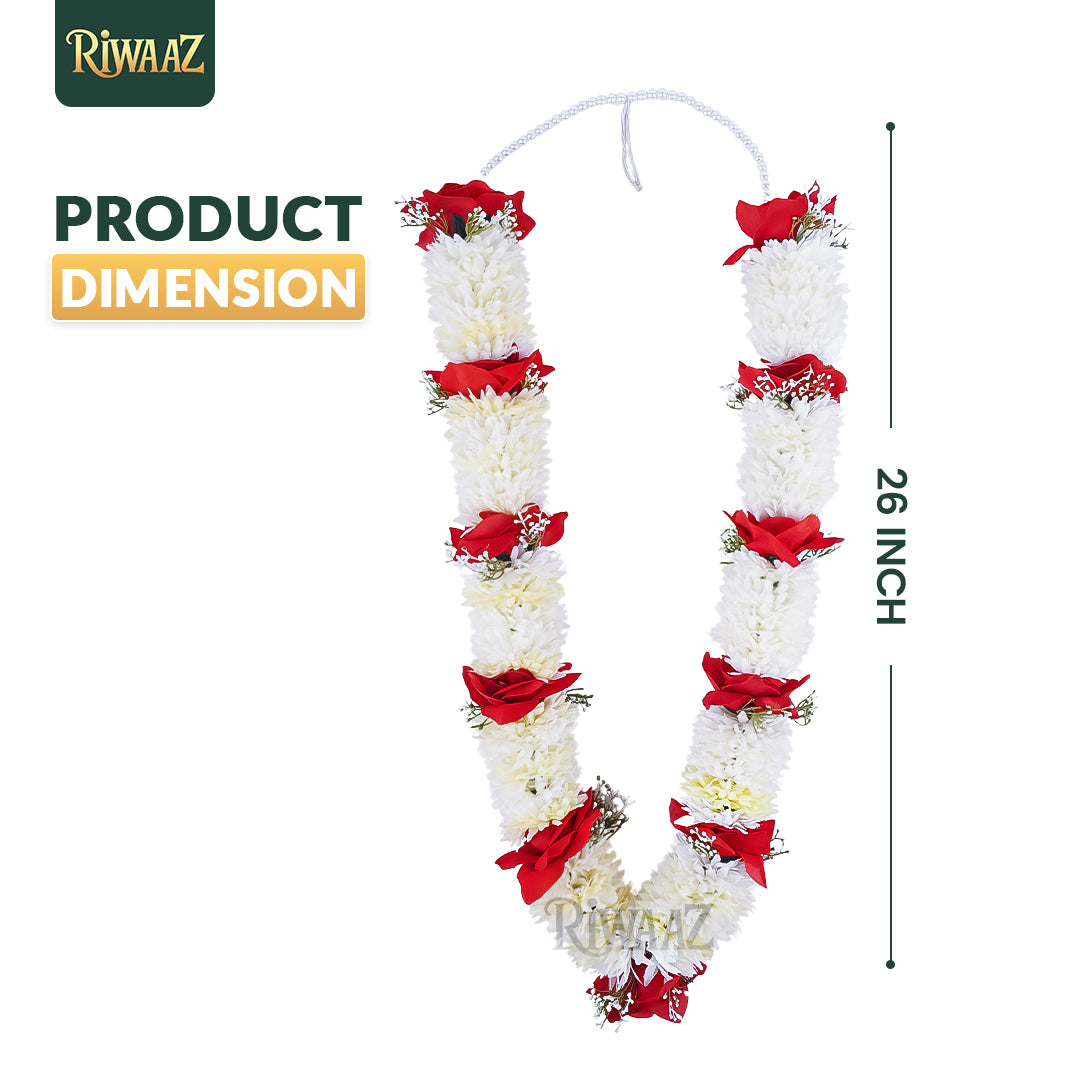 Traditional Wedding Haar Varmala For Nikkah Maiyun Mehndi, Shadi, Vivah Couple Garland Set Bride & Groom South Asian Culture Celebration