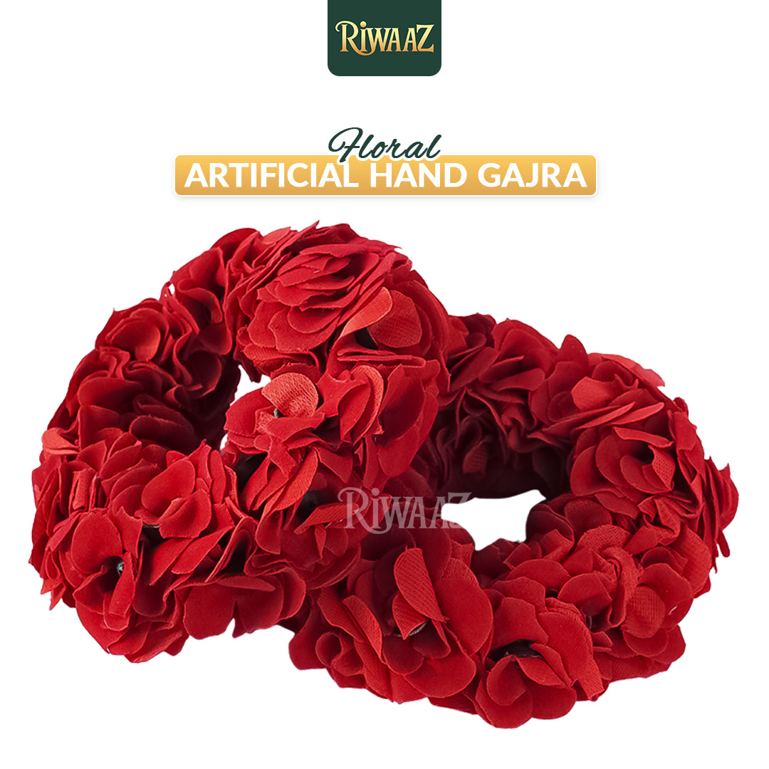 Artificial Hand Flower Gajray for Mehndi & Wedding – Traditional Floral Accessory