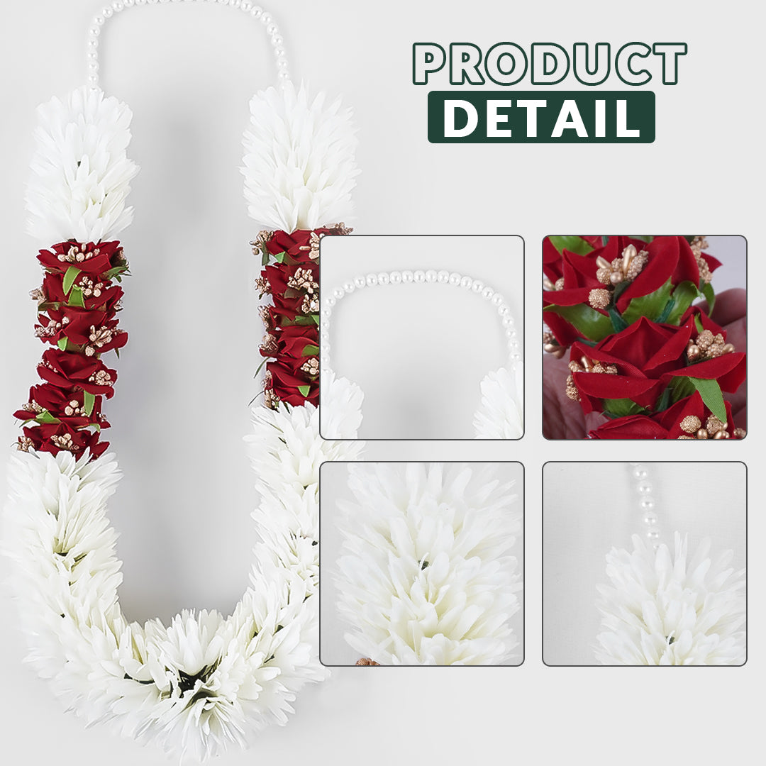 Artificial Garland Haar & Varmala For Bride and Groom Mala Wedding Ceremony Garlands