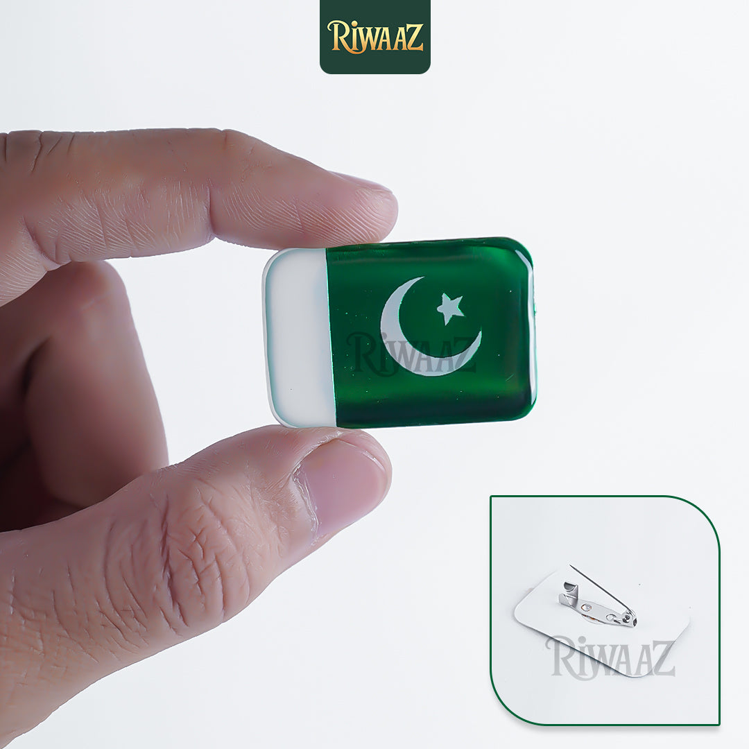 Pack of 12 - 14th August - Pakistan Independence Day Badges