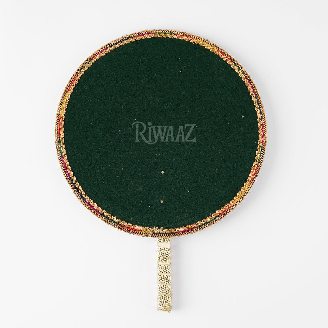 Custom Velvet Wedding Photo Booth Props – Personalized Mehendi Sign with Gold Vinyl Print