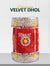 Red Velvet Dhol – Classic Dholki Drum for Wedding, Shaadi, Dholki & Mehndi