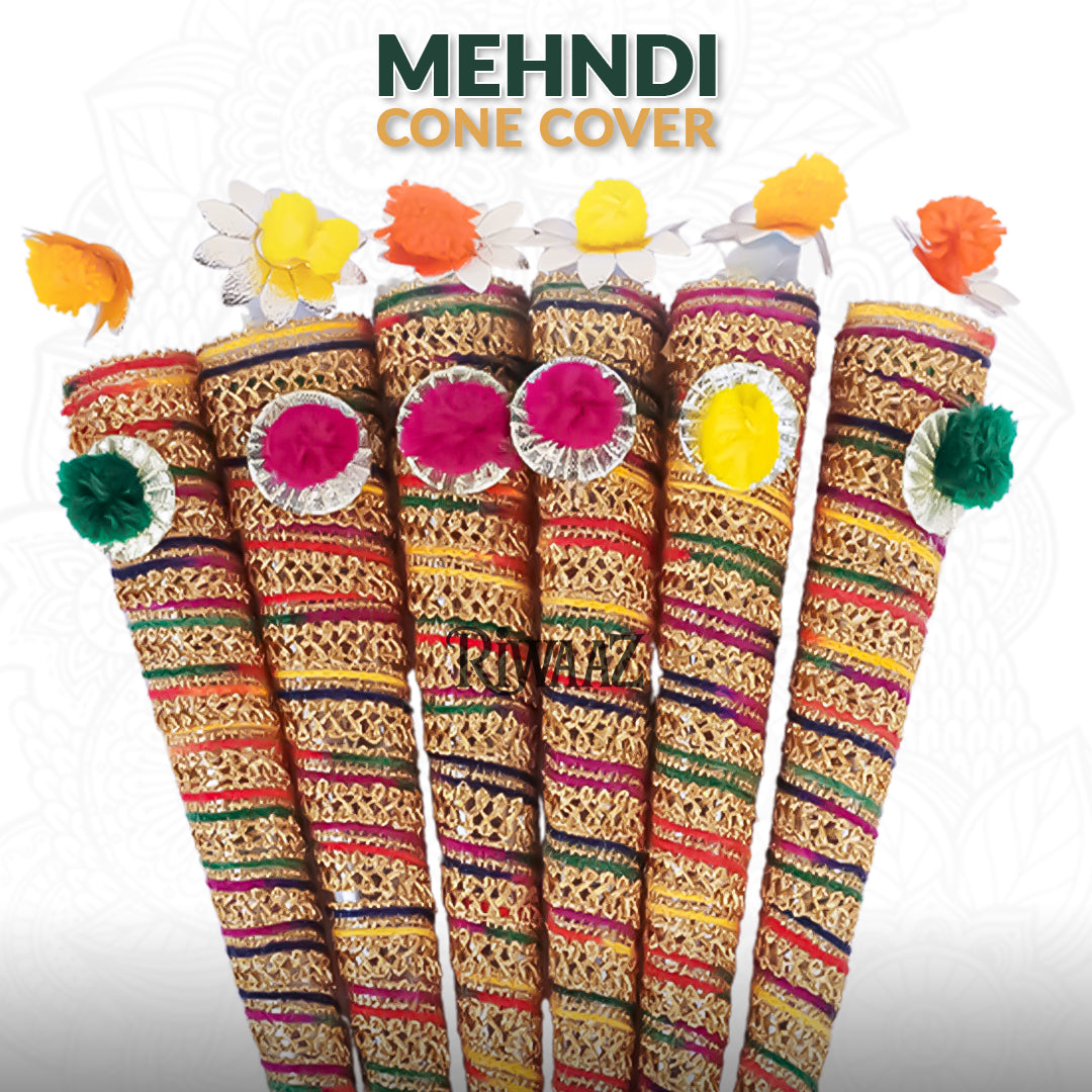 Pack of 6 - Mehndi Cone Cover