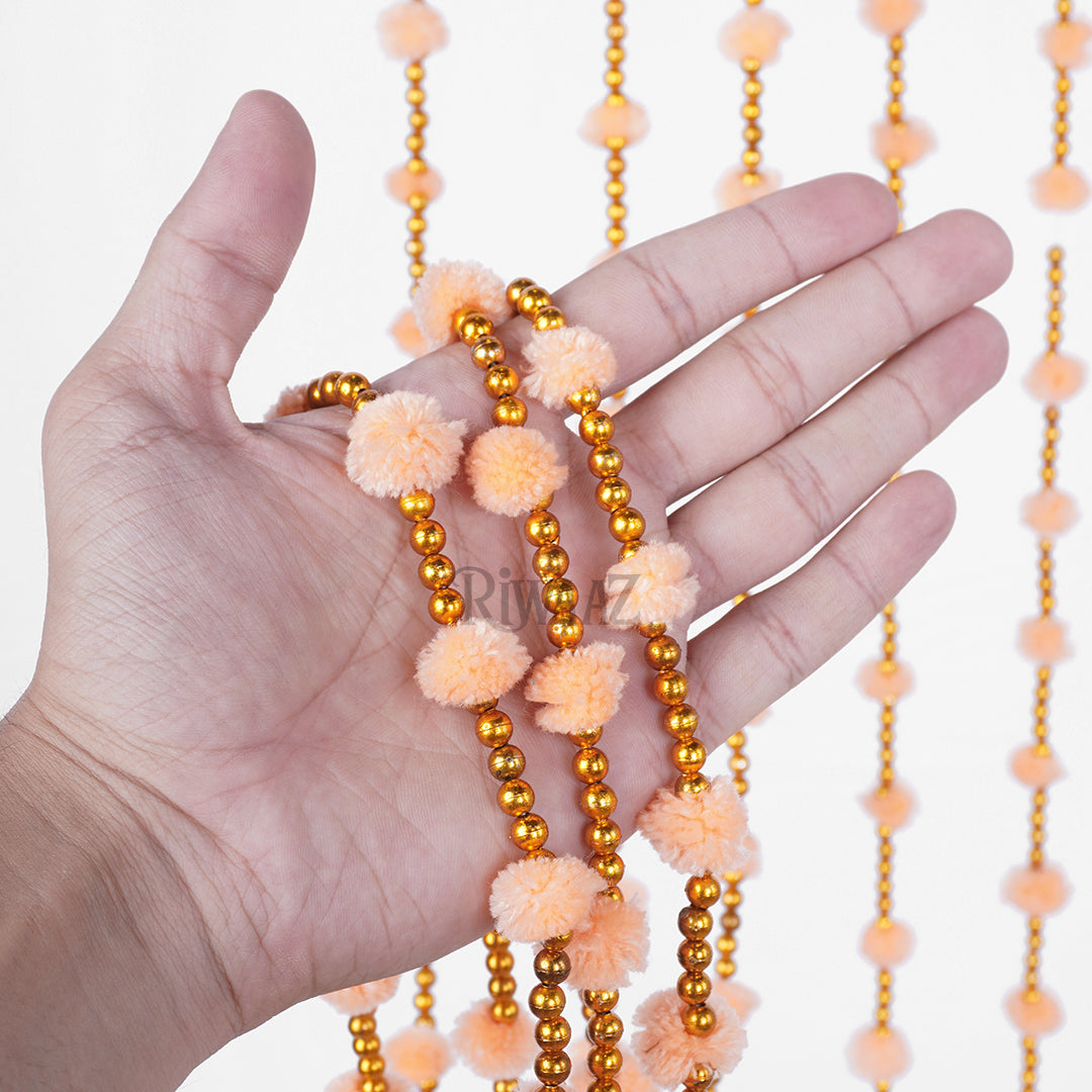 12 Pcs - Small Pom Pom Garlands