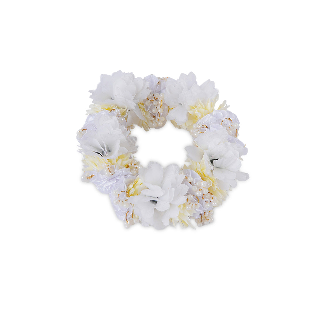 Artificial Floral Hand Bangles for Mehndi, Haldi, Wedding | Flower Jewelry for Traditional Events