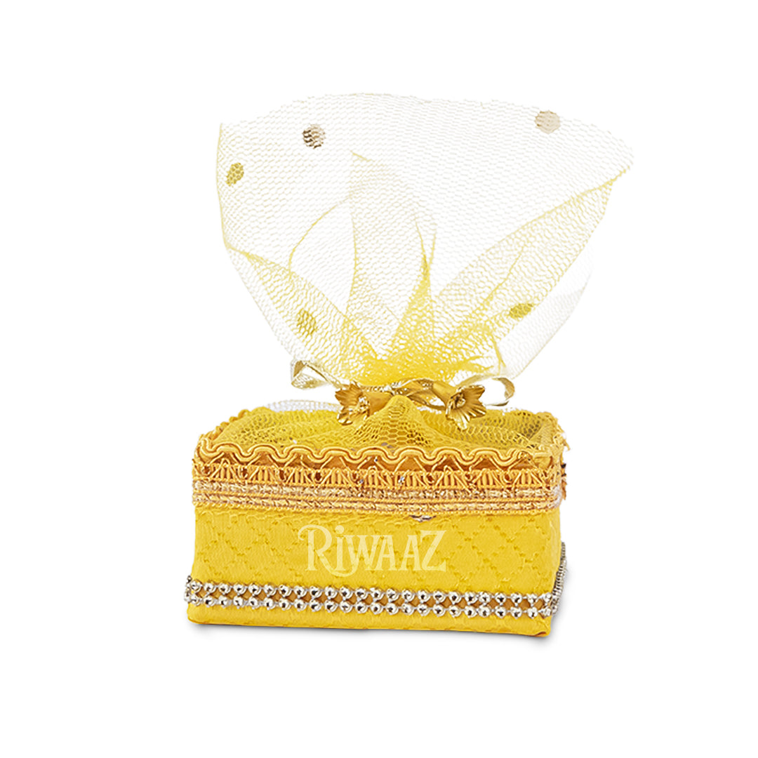 Multi Color Square Shaped Fabric Nikkah Pouches For Nikkah Wedding Pouches, Gift Pouches Celebration, Wedding and Occasions