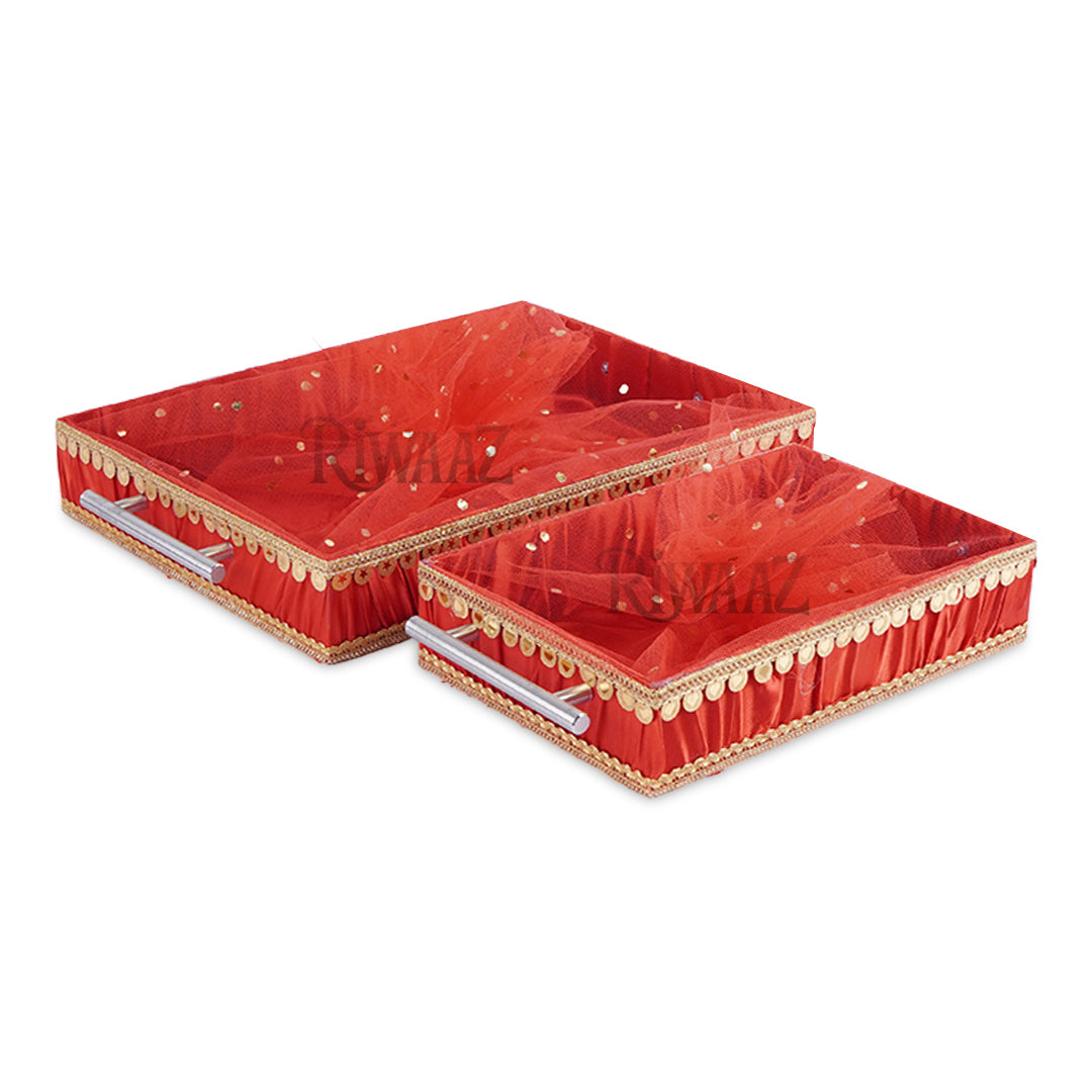 Hot Pink Satin Trays for Weddings, Gifts & Event Displays
