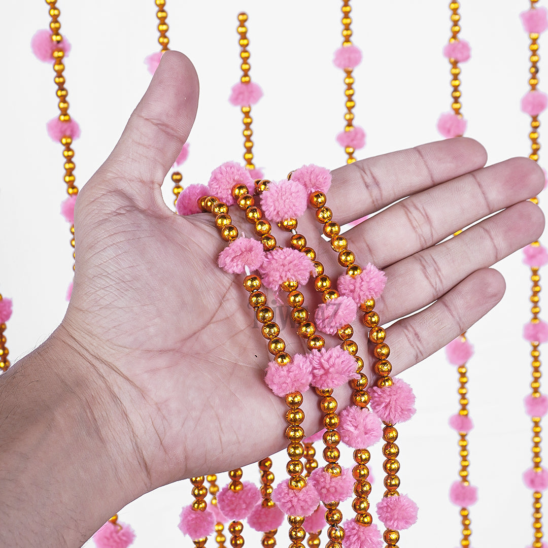 12 Pcs - Small Pom Pom Garlands