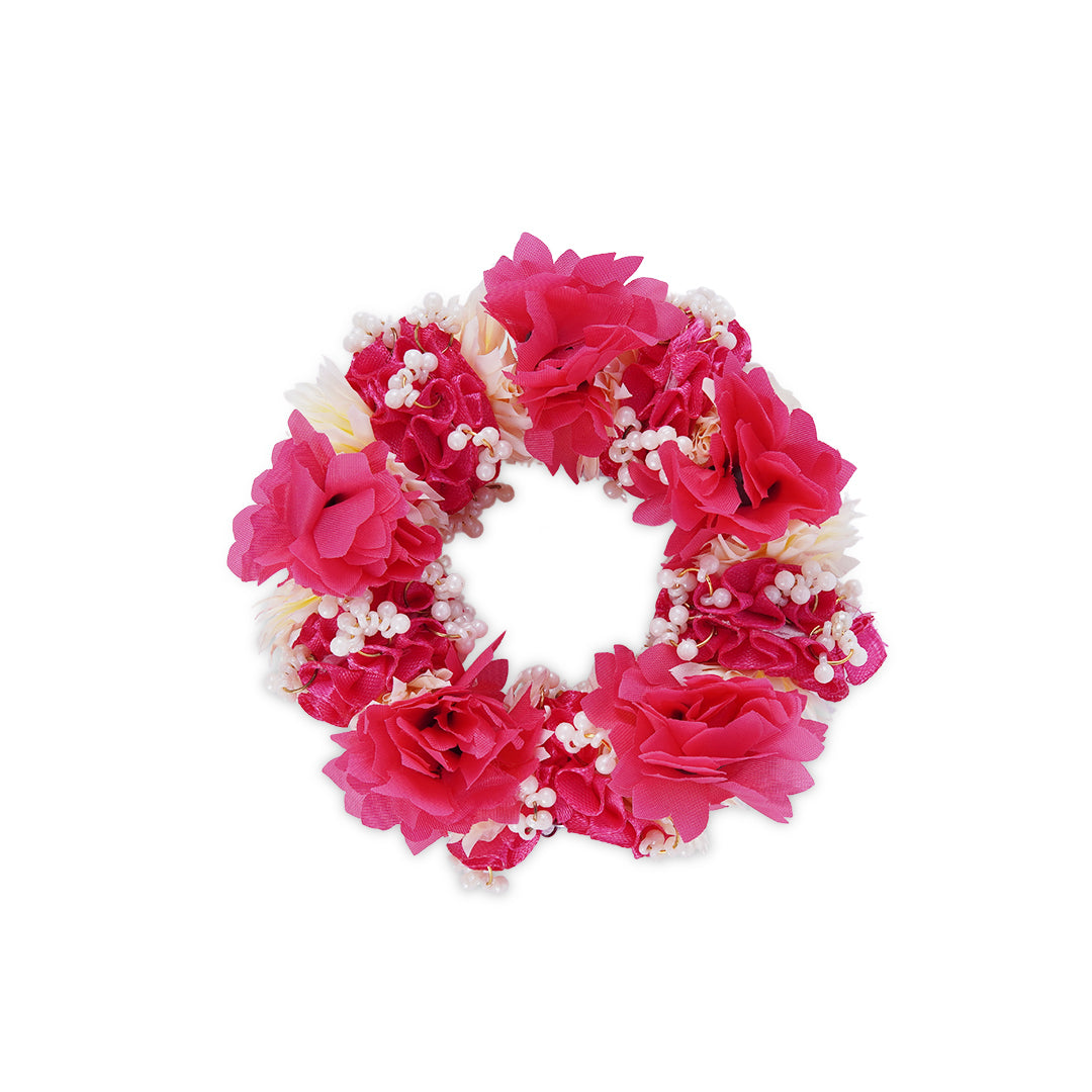 Artificial Floral Hand Bangles for Mehndi, Haldi, Wedding | Flower Jewelry for Traditional Events
