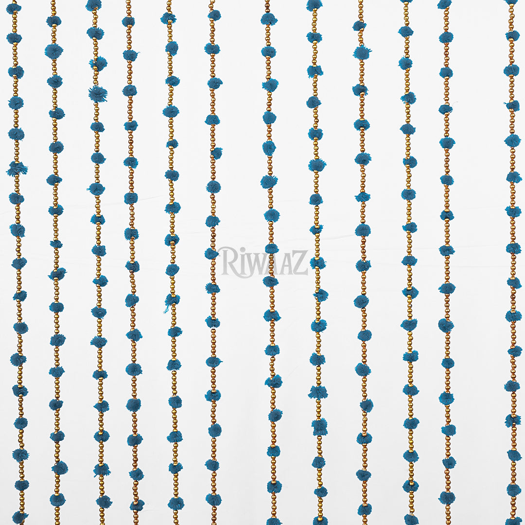 12 Pcs - Small Pom Pom Garlands