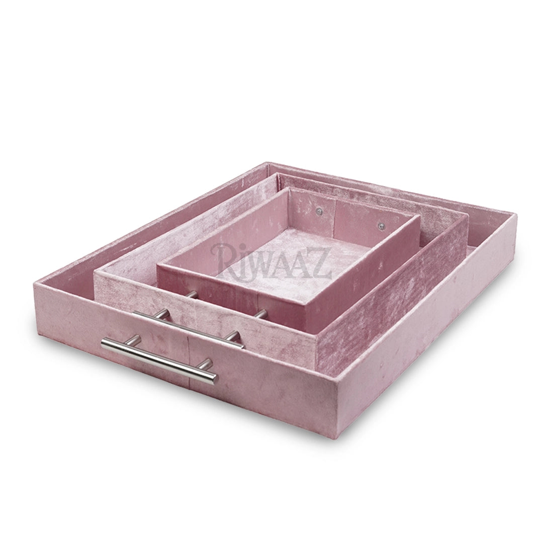 Set of 3 - Velvet Trays
