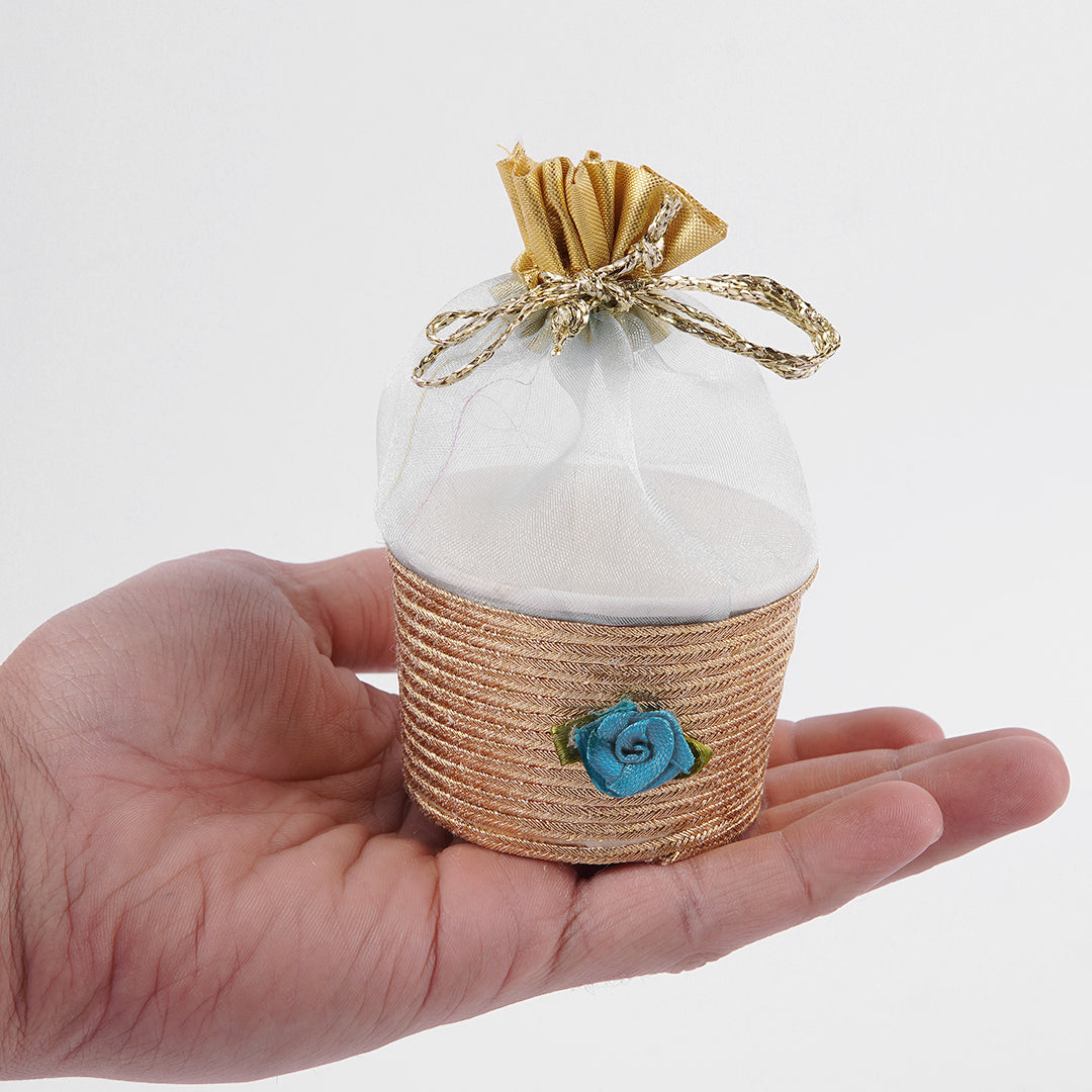 Pack of 10 - Organza Gift Pouches | Sheer Drawstring Bags for Weddings, Parties & Favors