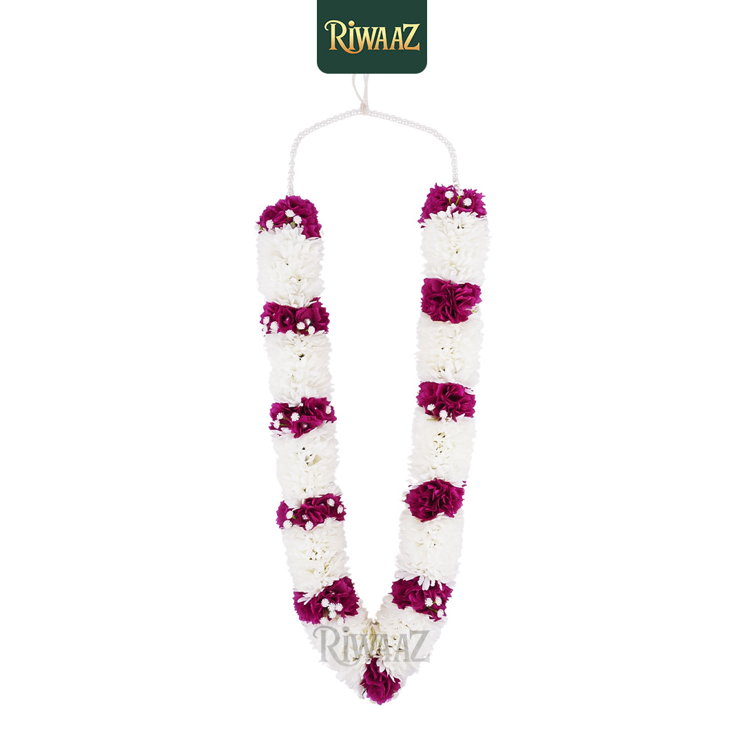 Traditional Wedding Haar Varmala For Nikkah Maiyun Mehndi, Shadi, Vivah Couple Garland Set Bride & Groom South Asian Culture Celebration