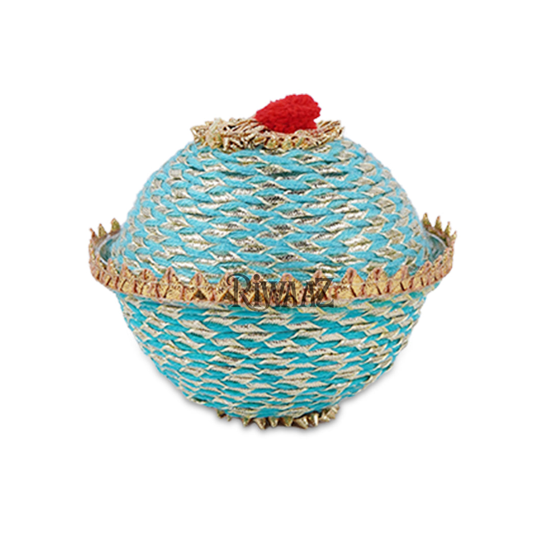 Multi Color - 25 Pcs Matki Box Bid Box For Nikkah, Mehndi Dholki Box Wedding Matki Pouches Wedding