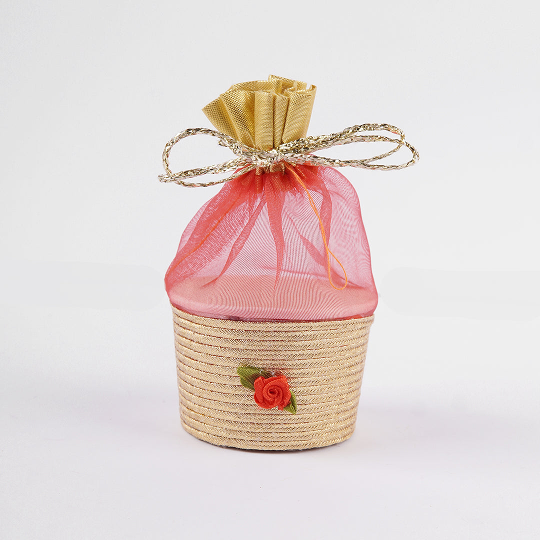 Pack of 10 - Organza Gift Pouches | Sheer Drawstring Bags for Weddings, Parties & Favors