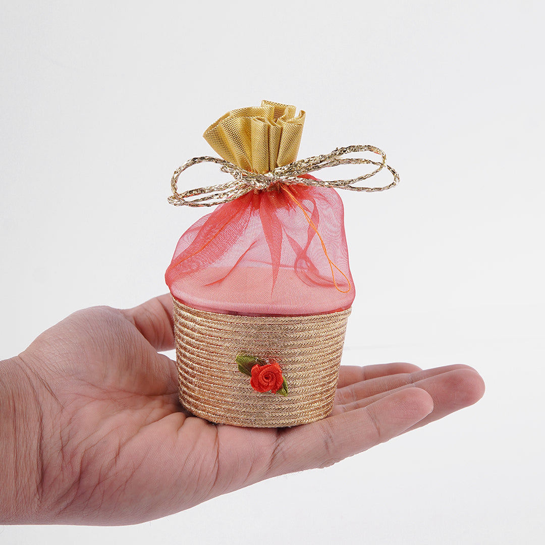 Pack of 10 - Organza Gift Pouches | Sheer Drawstring Bags for Weddings, Parties & Favors
