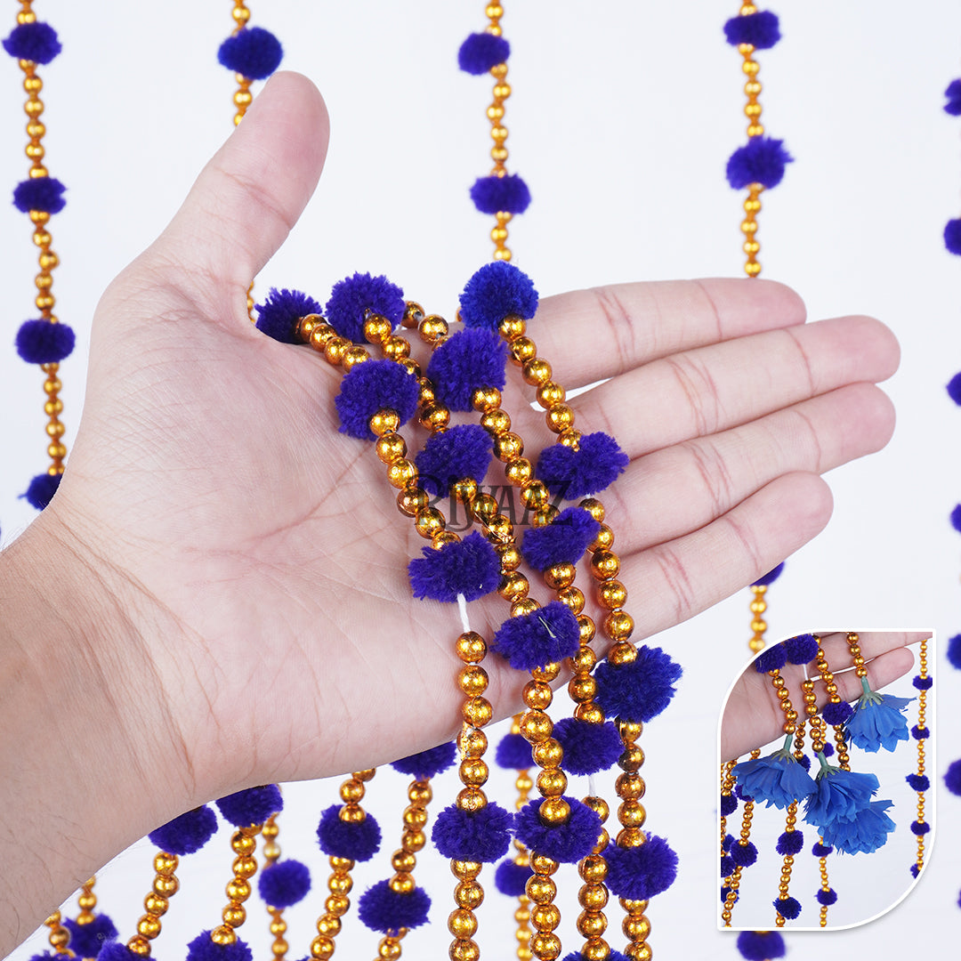 12 Pcs - Small Pom Pom Garlands