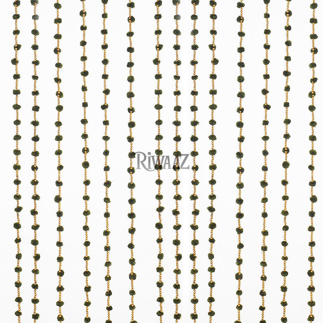 12 Pcs - Small Pom Pom Garlands