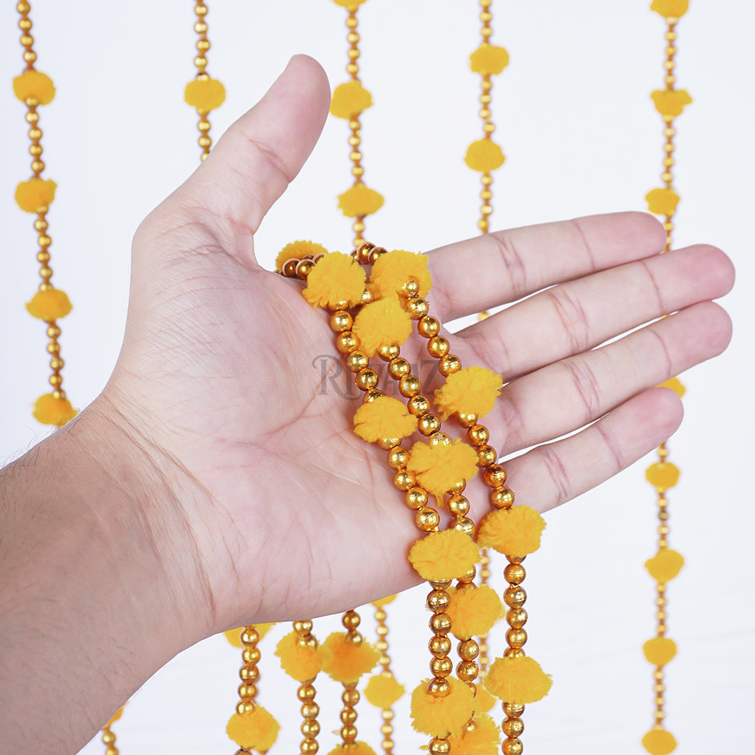 12 Pcs - Small Pom Pom Garlands