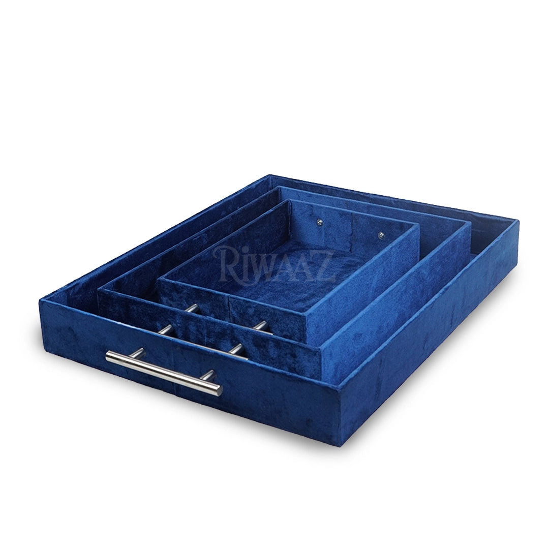 Set of 3 - Velvet Trays