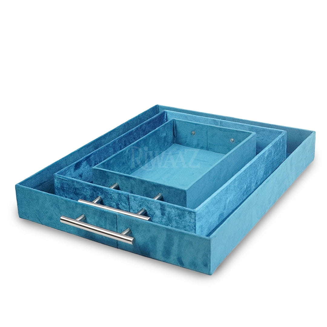 Set of 3 - Velvet Trays