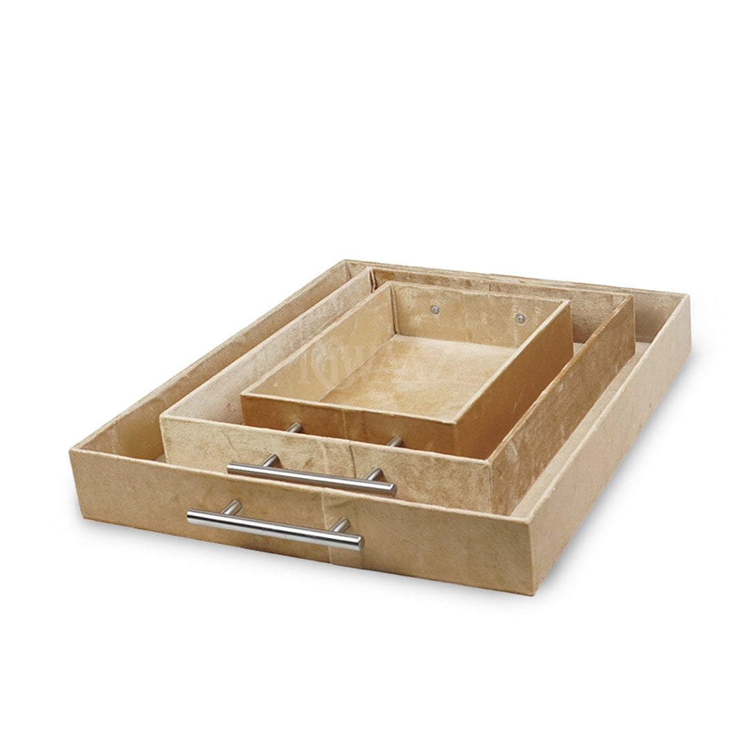 Set of 3 - Velvet Trays