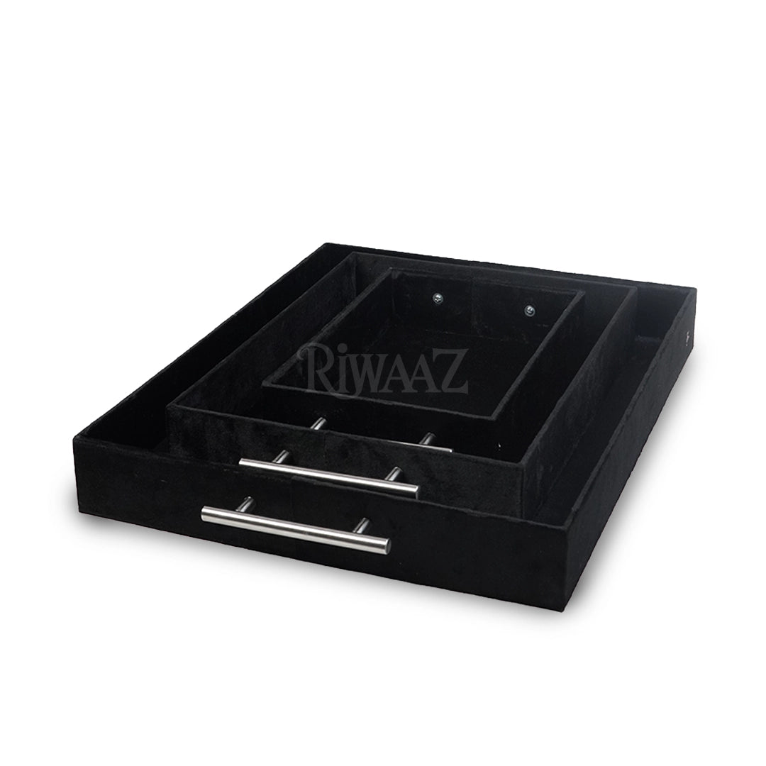 Set of 3 - Velvet Trays
