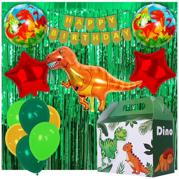 Dinosaur Balloon Kits Arch for Birthday Party, Balloon Garland Kit,Dino Theme Birthday Party Decoration Backdrop, Indoor Decoration