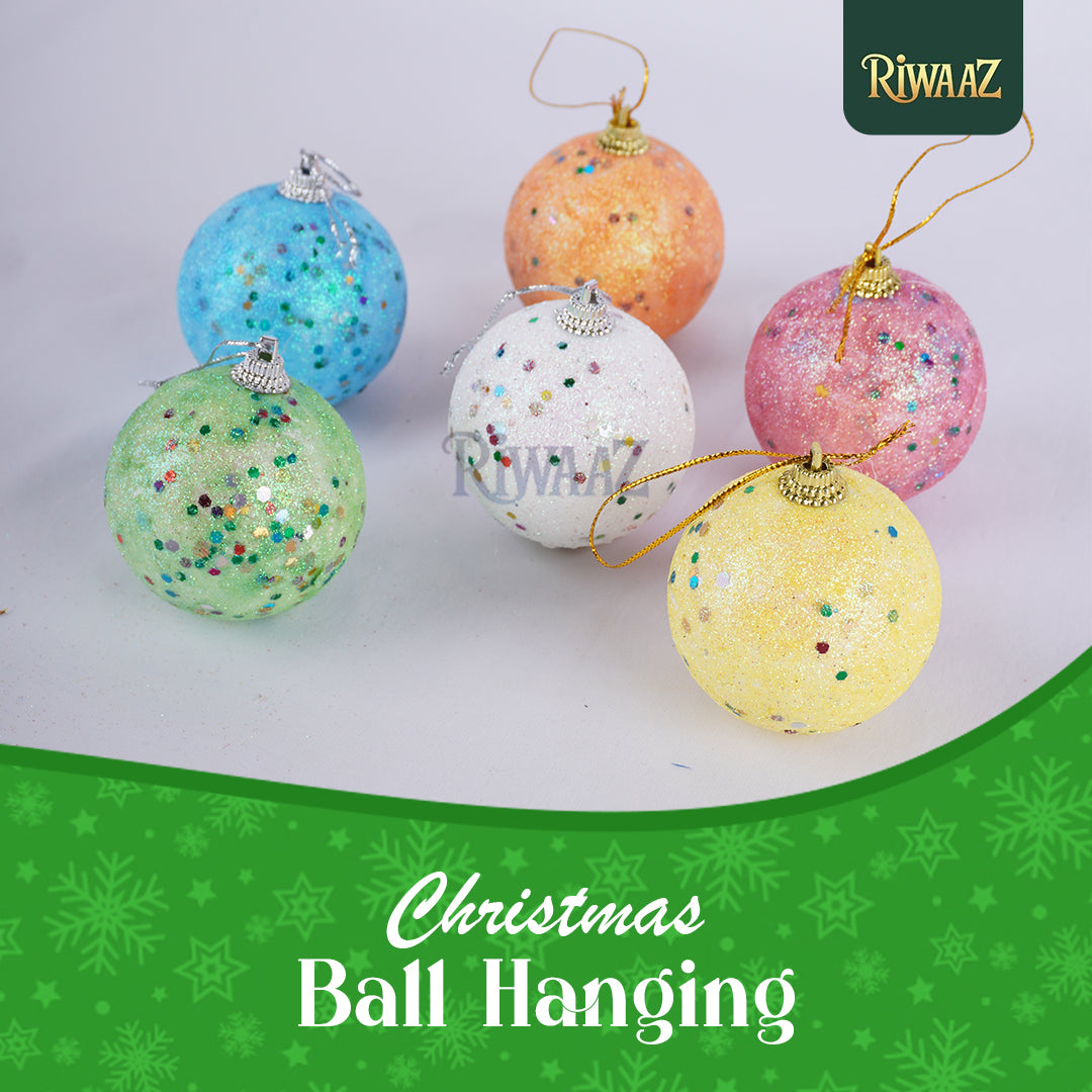 Christmas Ball Hangings – Festive Hanging Ornament Set for Tree, Window & Mantel