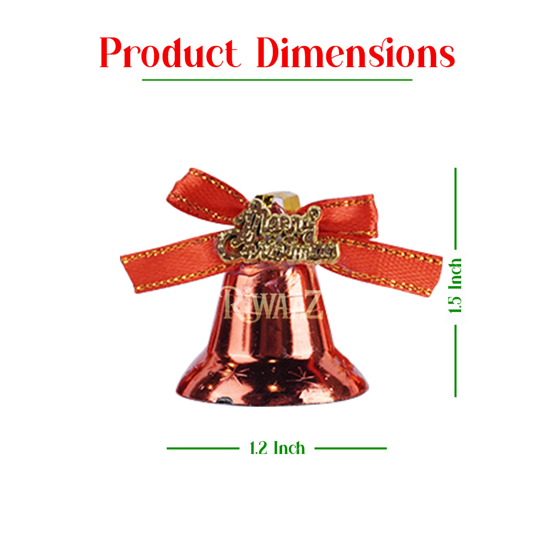 Christmas Bell Hanging 12 Pcs – Festive Jingle Bell Ornament for Tree, Door, or Wall