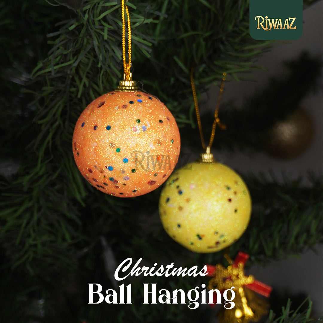 Christmas Ball Hangings – Festive Hanging Ornament Set for Tree, Window & Mantel