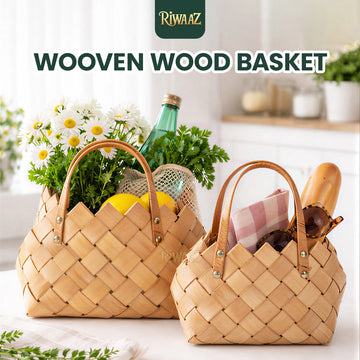 Set of 2 - Woven Baskets