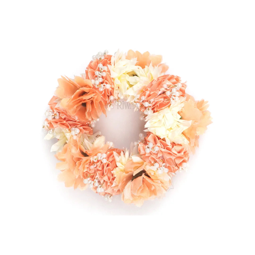 Artificial Floral Hand Bangles for Mehndi, Haldi, Wedding | Flower Jewelry for Traditional Events