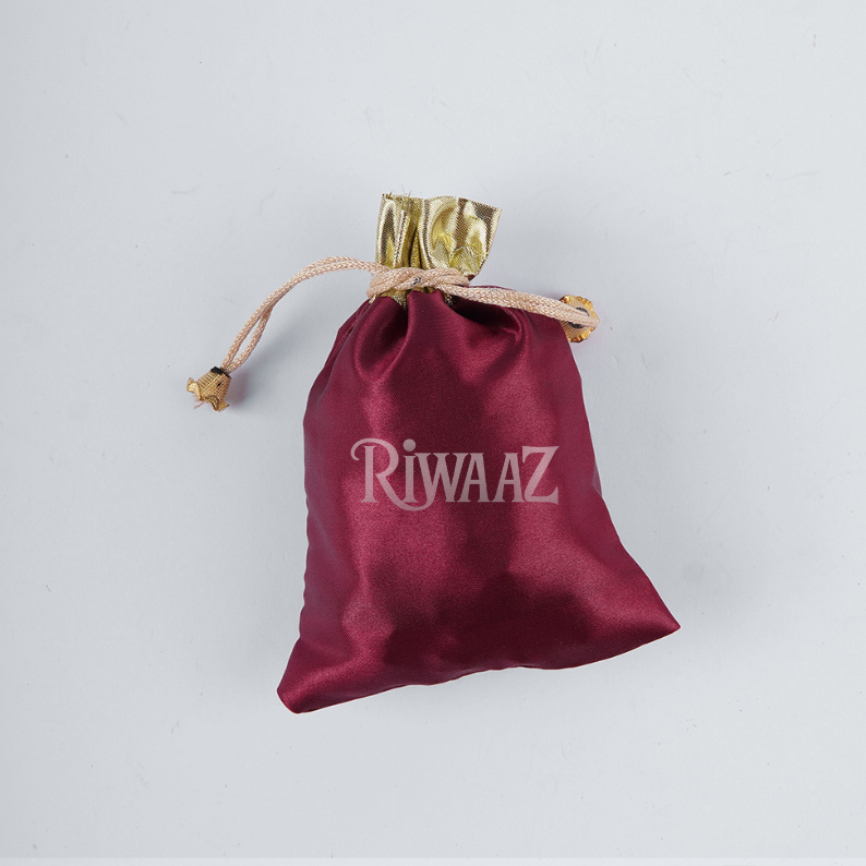 Pack of 50 - Velvet Pouches for wedding, nikkah cermony