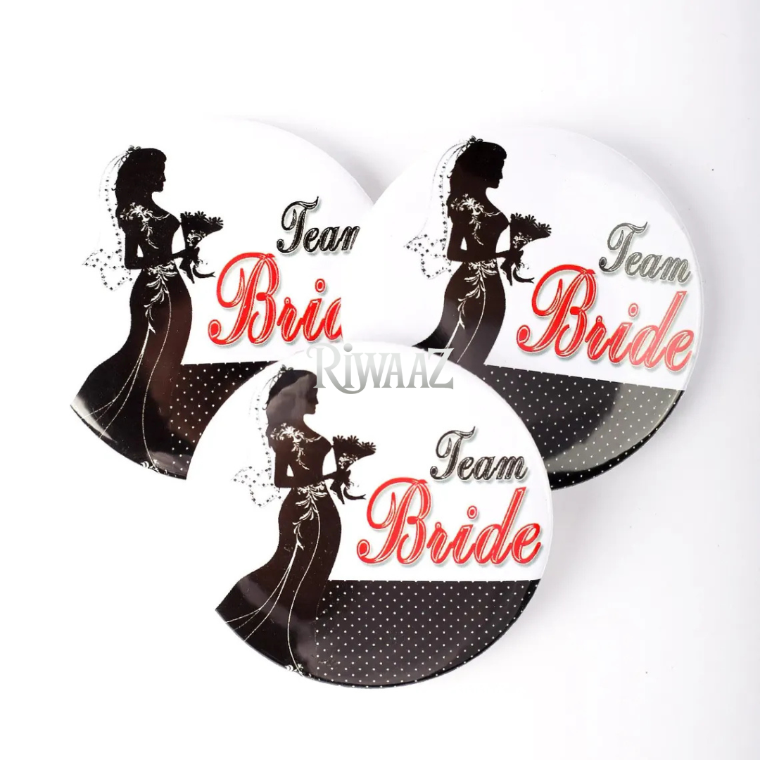 6 Pcs Ladkiwale button pins | ladkewale badges | Indian and Pak Wedding Badges | Badges | Ladkiwale Mehendi, Vivah, Sangeet ,Ceremony